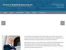 Tablet Screenshot of criminaldefensemitigation.com